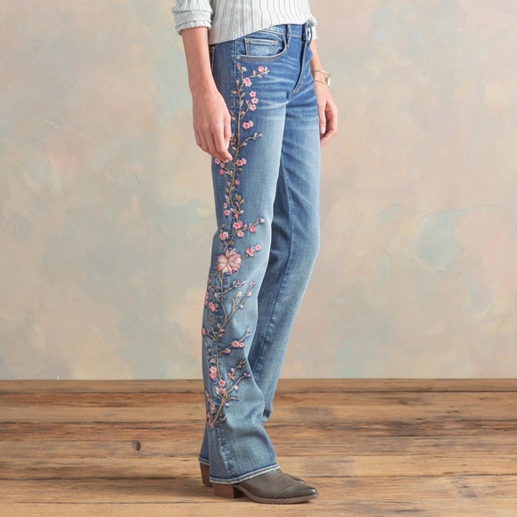 DRIFTWOOD Jeans Driftwood Kelly Cherry Blossom Jeans In Blue With